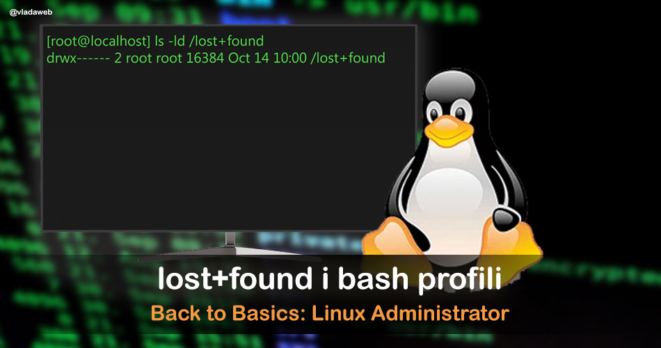 Prikaz lost+found direktorijuma u Linux terminalu – Back to Basics serijal
