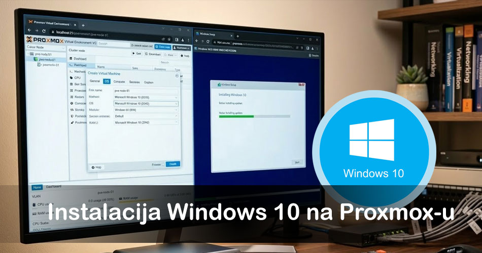 Instalacija Windows 10 na Proxmoxu
